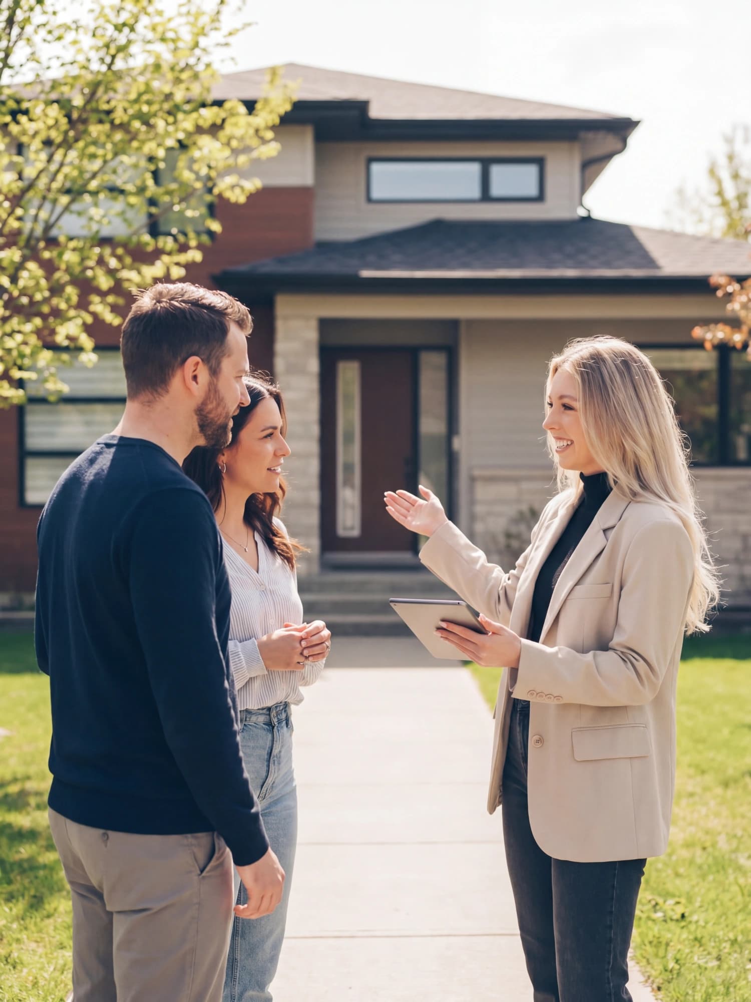 Property sale handshake